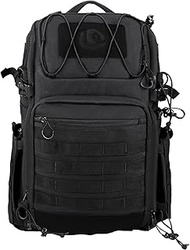 ULANZI BC007 Camera Bag, Tactical Camera Backpack 28L Lightweight Aluminum Frame Travel Bag for Phot