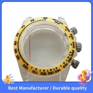 【NEW】39MM Watch Case Sapphire Glass Case for Quartz VK63 Movement Cases Wearable Watch Accessories