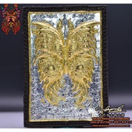 Kruba Krissana ~ Thep Block Dream Special Block Jumbo-100%纯Mongdum蝴蝶之牌（新模2558）-纯银之模