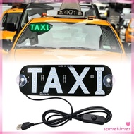 Time Fashion Taxi Sign Light with Suction Cup Taxi Interior Light USB Taxi Sign Cab