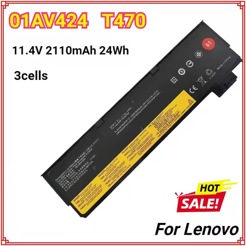 01AV424 Laptop Battery for Lenovo ThinkPad T470 T480 A475 A485 T570 T580 P51S P52S TP25 61 4X50M0881
