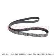FAN BELT VAN BELT 7PK 1516 INNOVA DIESEL HILUX VIGO (90916-T2006)/FAN BELT INNOVA DIESEL/ H. VIGO 7P