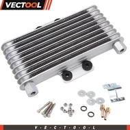 Motorcycle Oil Cooler 125ml Oil Engine Cooling Radiators for 125CC-250CC Motorcycle Bike