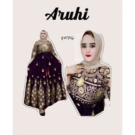 🔥 READY STOCK 🇲🇾🔥 Aruhi Baju Batik Corak Hindi Maxi Dress