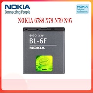 Original BL-6F แบตเตอรี่โทรศัพท์สำหรับ Nokia 6788 N78 N79 N95 BL6F 1200mAh