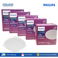 Philips Meson LED ROUND Downlight 6w/9w/13w/17w/21w in DL/WW/CW | Authentic from Singapore