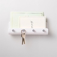 KỆ TREO TƯỜNG 4 MÓC THÔNG MINH - GIÁ TREO CHÌA KHÓA VẬT DỤNG TRONG NHÀ DÁN TƯỜNG KHÔNG CẦN KHOAN - C