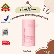 Glad2glow Pomegranate Brightening Clay Stick | Glad2glow Clay Stick | Brightening MASK | Glad2glow m