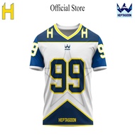Heppoon Streetwear Jersey Number 99 Sports Jersey/ Vintage/ dry fit Rugby Jersey/