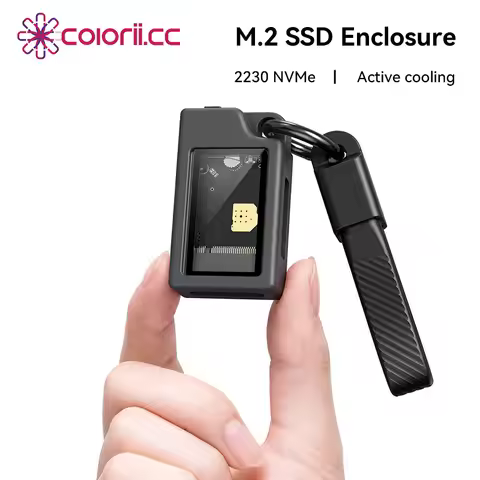Colorii M2 SSD Case 2230 M.2 NVMe SSD Enclosure USB 3.2 Gen2 10Gbps to NVMe PCI-E M.2 External SSD f