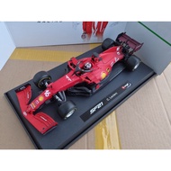 [Ready Stock] Bimeigao 1: 18 Ferrari sf21 Simulation f1 Alloy Racing Model, 2021 Racing Season, Lecl