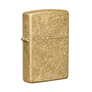 【ZIPPO官方旗艦店】 懷舊黃銅色防風打火機 49477