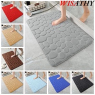 Bathroom Floor Mat, Thickened Absorbent Bath Mat, Practical Soft Non-slip Cobblestone Shower Doormat