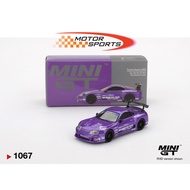 Mini GT 1/64 Toyota Supra (A80) Top Secret GT-300 Top Secret Purple 1:64