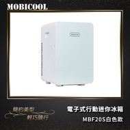 MOBICOOL 電子式行動迷你冰箱白色款 MBF20PS