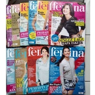 Majalah Bekas Majalah FEMINA edisi Tahun 2012 Majalah FEMINA Edisi