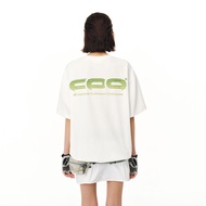 Ready stock FPA Gradient LOGO Printed Fashionable Cotton T-Shirt  104
