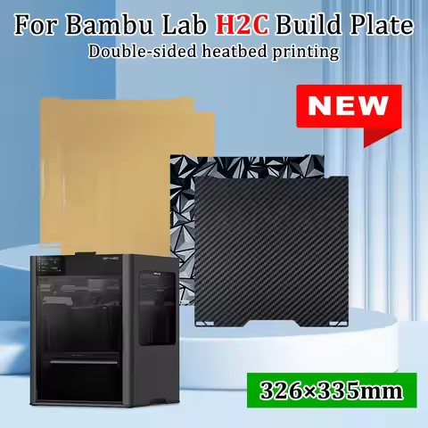 Bambu Lab H2C 330x320mm Build Plate 3D Printer Replacement Parts High precision magnetic attachment 