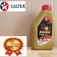 Synthetic oil 10W40 MA2 for manual motorbikes Caltex Havoline Super 4T Semi Synthetic SAE; 0.8 L (80