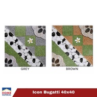 Keramik Lantai Motif Rumput Glossy Icon Bugatti 40x40