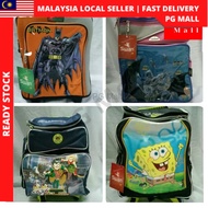 🎁Trolley school bag swan  / beg roda budak sekolah ready stock with free gift
