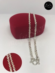 สร้อยคอเงินแท้ สร้อยเงิน หนา 5 มิล. ลายวิโอใหญ่ สวย แข็งแรง ทนทาน ผู้ชาย ยาว 66 ซม. น้ำหนัก 32.4 กรั