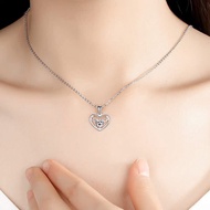 PT950 Platinum Necklace Have You All the Way Little Antlers Clavicle Chain Women's Set Chain Pendant