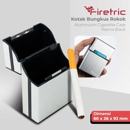 KOTAK ROKOK KEREN ISI 20 BATANG BAHAN ALUMINIUM / Kotak Bungkus Roko Elegan Leather Case / KOTAK ROK