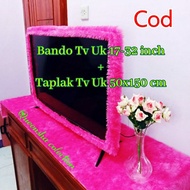 Latest 17 - 32 and 40 - 43 Inch Led TV Headband 1 Set of TV Tablecloth and Rasfur Fur TV Headband Ra