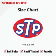 Motorcycle Sponsor Stickers Helmet Glossy Sticker Brand Logo STP LV/Up UV DTF Multi Stickers