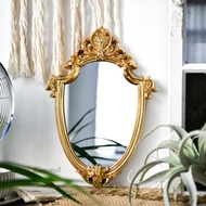 [Kesoto1] European Retro Toilet Mirror Shape Framed Hanging Mirror