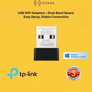 MERCUSYS MA14N/MA20N/MA30N USB WiFi Adapter – AX300/AC650/AC1300, Nano Size, Dual Band, USB 2.0/3.0 