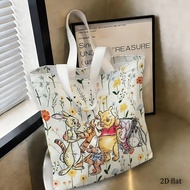 Winnie the Pooh Friends 1 Piece Flower Shopping Bag Country Style Pattern From Hundred Acre Wood Cut