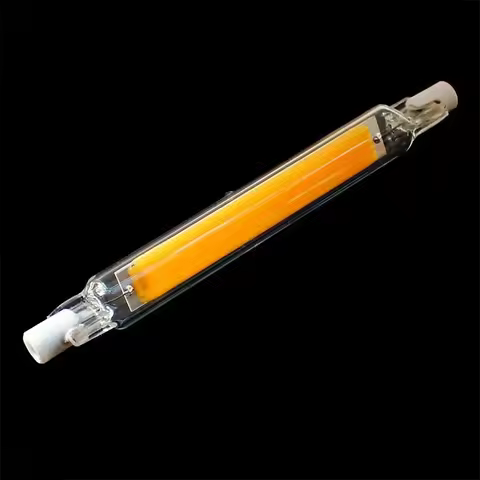 R7S LED Light 78mm 118mm AC110V 120V 220V 230V 240V Natural White Ceramic R7S GlassTube Replace 40W