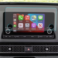 ฟิล์มกระจกเทมเปอร์สำหรับ Honda Civic สปอร์ตซีดาน2022วิทยุติดรถยนต์ระบบนำทาง GPS ปกป้องหน้าจออุปกรณ์ตกแต่งภายใน