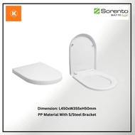 [SORENTO]PP Material With S/Steel Bracket-TOILET BOWL SEAT COVER ONLY