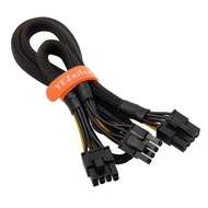 8 Pin PCIe Cable for EVGA Power Supply, PCIe 8 Pin Male to Dual 8 Pin (6+2) Male PCI Express Power A