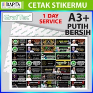 NABI A3+ Vinyl Graftac Stickers (Print Your Picture to be a lot) Sheikher Mania Lovers of Sholawat Z