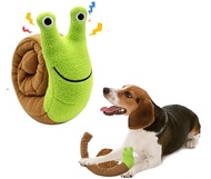 Snail Interactive Squeaky Dog Toy | Dog Snuffle Toy | Dog Treat Toy
