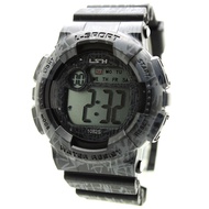 L Sport นาฬิกาข้อมือผู้หญิง-ผู้ชายและเด็กสไตล์สปอร์ต เปลี่ยนไฟดิจิตอลได้ 7 สี สายยาง ระบบ Digital -