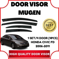 HONDA CIVIC 2006-2011 Mugen door visor Air Press Window Door Visor