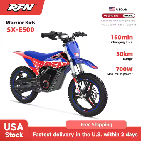 RFN Warrior Kids Electric Dirt Bike | Kids Electric Off-Road Motorcycle | Speed Ride |Multi-Speed,Ou
