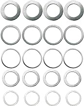 CHENJIN 20PCS Cutting Disc Conversion Washers (Five Sizes Four Each) Saw Blade Liner Set Adapter Ring Suitable for Saw Blades Marble Blade Inner Hole Conversion Angle Grinder Cutting Machine
