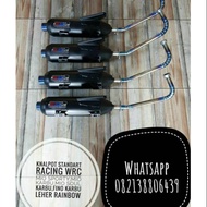 Wrc exhaust mio / soul / fino Karbu type Rainbow