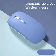 [Lao 6' s mouse pad]มาการองเมาส์ชาร์จได้เมาส์บลูทูธไร้สาย2.4G,เมาส์ USB สำหรับแอนดรอยด์แท็บเล็ตวินโวส์แล็ปท็อปโน้ตบุ๊คพีซีไอแพดมือถือ
