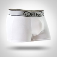 AOELEMENT Boxer shorts บุรุษแยกนักมวยระบายอากาศที่มีคุณภาพสูงเซ็กซี่ cueca กิริยา 164