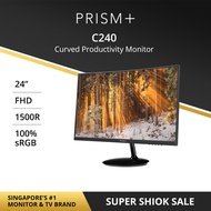 PRISM+ C240 24 75Hz 1500R Curved Productivity Monitor Gaming Monitor [1920 x 1080]