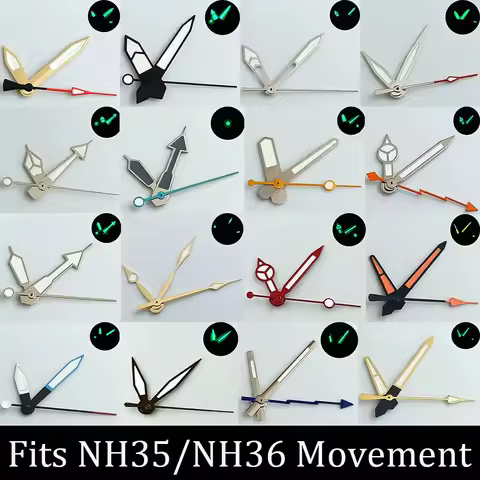 high-quality Watch accessories watch pointer NH series 35 NH36 hands green luminous suitable for N H