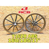 Sport Rim Y16ZR ABS New RCB SP800 160/185/17' Yamaha Y15ZR Y15 Ysuku Gloss Black Dark Bronze Accesso