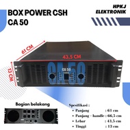 BOX POWER CA 50 CA50 2CH 2 CH 2 CHANLE AMPLIFIER + KNOP